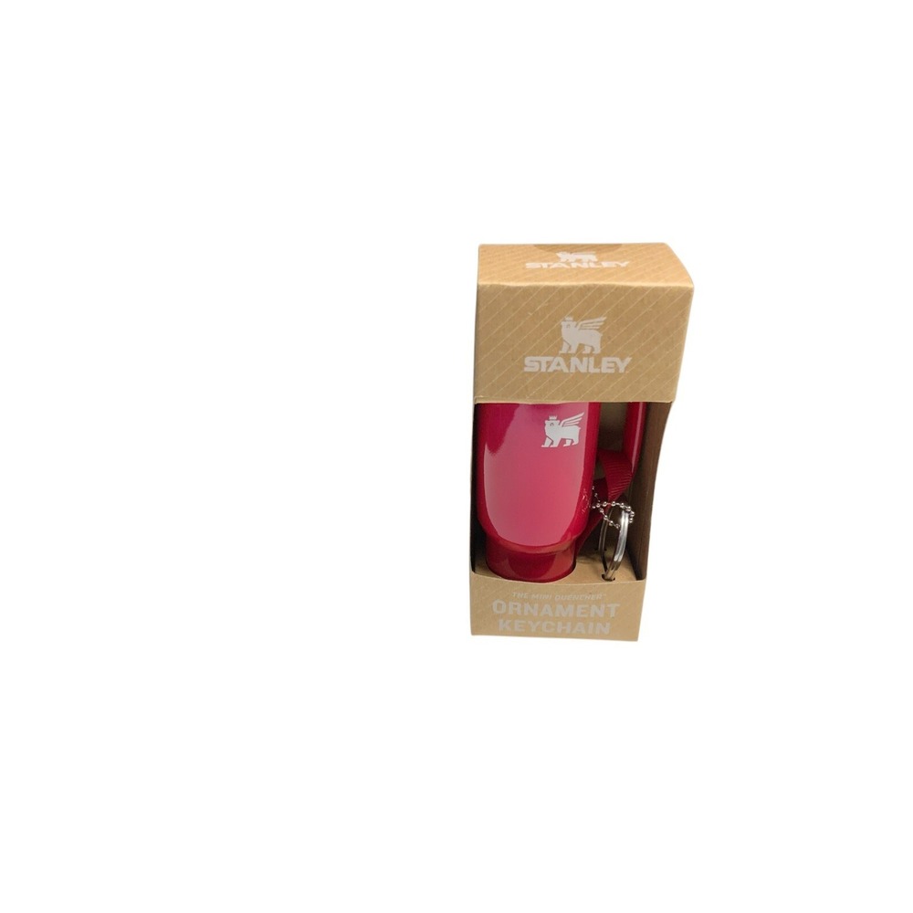 STANLEY WATER BOTTLE KEYCHAIN CHRISTMAS TREE ORNAMENT RED DELICIOUS 2024 New